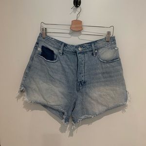 Good American denim shorts